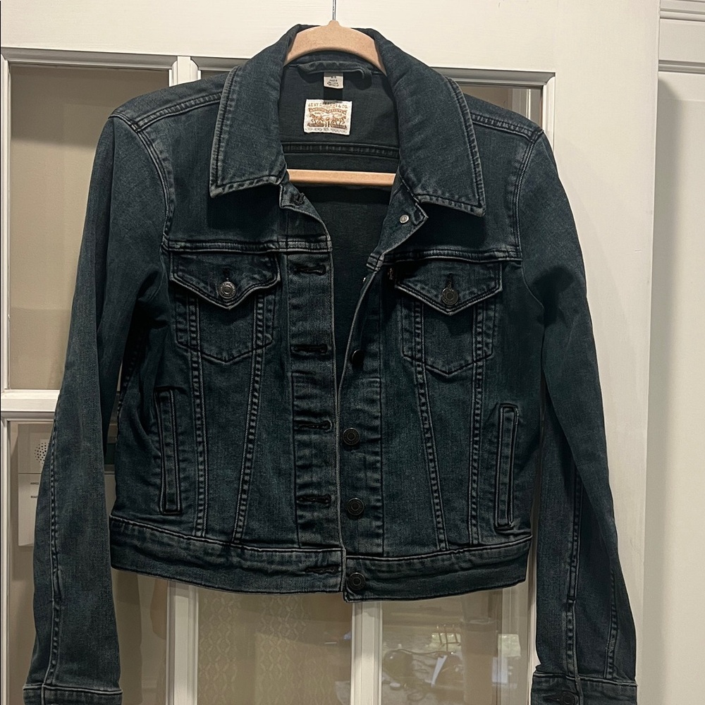 Classic Black Denim Jacket for Women